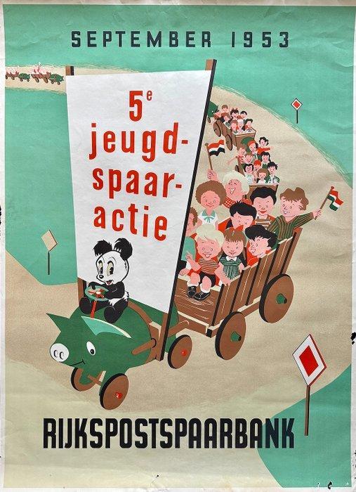 Marten Toonder Studios - 1 origineel affiche - Panda - 5e, Boeken, Stripverhalen
