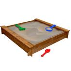 vidaXL Zandbak vierkant hout, Kinderen en Baby's, Speelgoed | Buiten | Speeltoestellen, Nieuw, Verzenden
