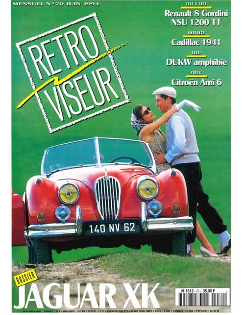 1994 RETROVISEUR MAGAZINE 70 FRANS, Boeken, Auto's | Folders en Tijdschriften, Ophalen of Verzenden