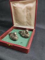 Silea - Zout- en pepervaatjes (2) - Eenden - Verzilverd, Antiek en Kunst