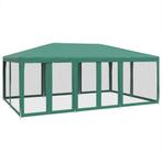 Partytent 6x4m groen m/ zijwanden | retour deal | 40% kor..., Tuin en Terras, Verzenden, Partytent, Nieuw, 2 meter of meer