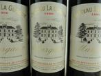 1980 Château La Gurgue - Margaux DOC - 3 Flessen (0.75, Nieuw