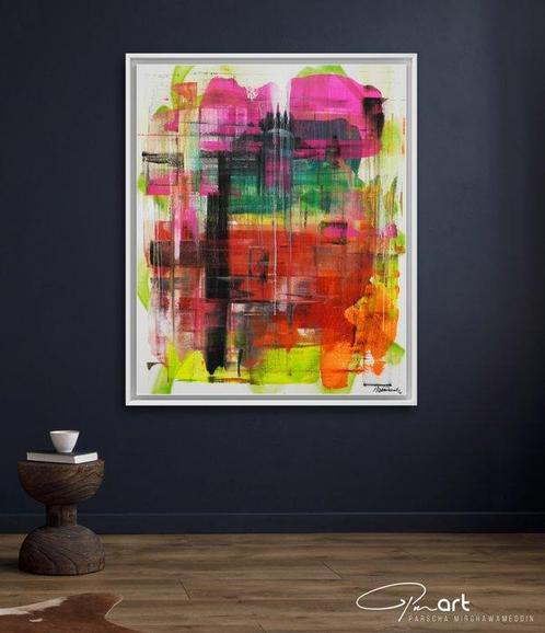 Parscha Mirghawameddin - What if  -  XXL, Antiek en Kunst, Kunst | Schilderijen | Modern