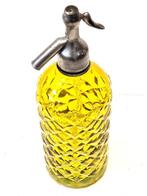 Fles - gele art deco sifon