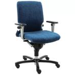 Haworth Comforto met nieuwe circulaire denim stof, Huis en Inrichting, Bureaustoelen, Bureaukruk, Blauw, Ergonomisch, Zo goed als nieuw