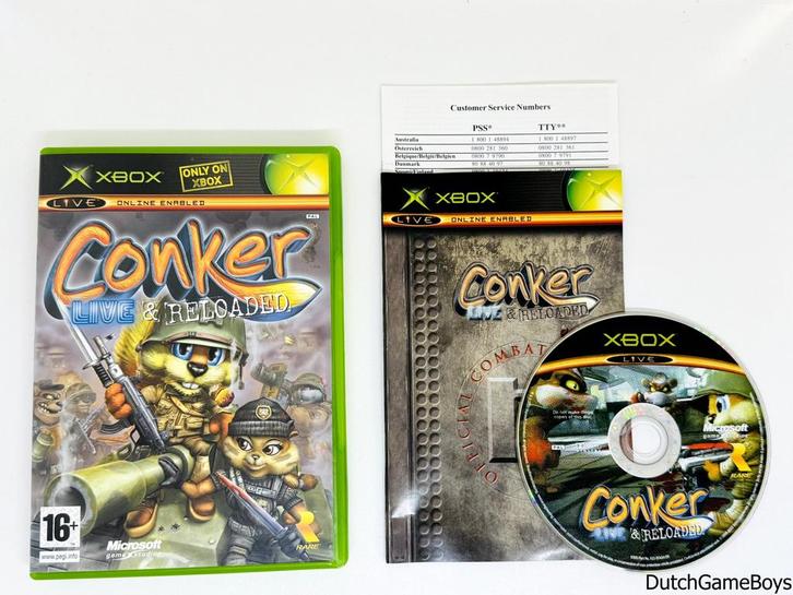 Xbox Classic - Conker - Live & Reloaded - English, Consoles de jeu & Jeux vidéo, Jeux | Xbox Original, Envoi
