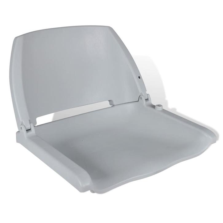 vidaXL Bootstoel zonder kussen inklapbaar 48x51x41 cm grijs, Watersport en Boten, Bootonderdelen, Nieuw, Verzenden