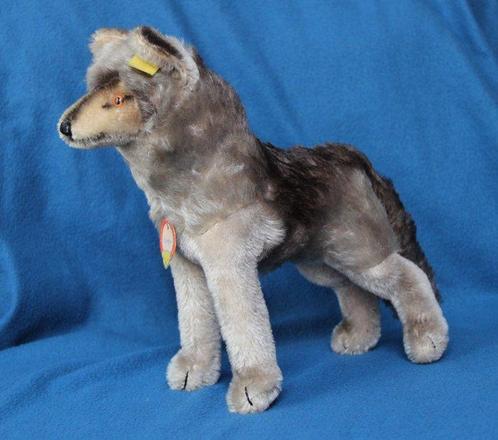 Steiff - Animal en peluche Lupo Loopy - 1960-1969 -, Antiek en Kunst, Antiek | Speelgoed