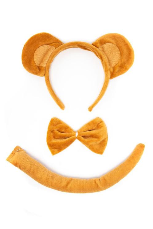 Beer Haarband Oren Strik Staart Diadeem Set Bruin Beige Zach, Kleding | Dames, Carnavalskleding en Feestkleding, Nieuw, Ophalen of Verzenden