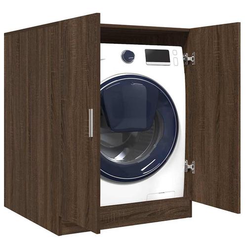 vidaXL Wasmachinekast 71x71,5x91,5 cm bruin eikenkleur, Elektronische apparatuur, Wasmachines, Nieuw, Verzenden