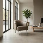 Leren fauteuil Embrace, Huis en Inrichting, Fauteuils, Eigentijds, Klassiek, Modern, Romantisch, Nieuw, Ophalen of Verzenden, 75 tot 100 cm