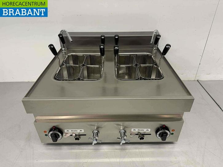 RVS  Pastakoker 8 mandjes 2 x 12 liter 650 Serie 400V Horeca, Zakelijke goederen, Horeca | Keukenapparatuur, Ophalen of Verzenden