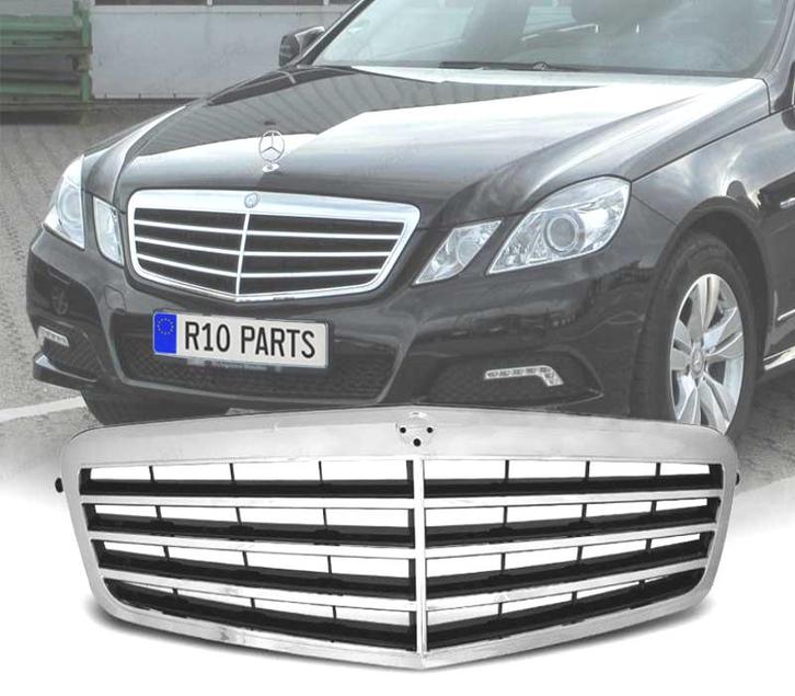 CALANDRE MERCEDES CLASSE E W212 09-13 CHROMÉ, Auto-onderdelen, Carrosserie, Verzenden