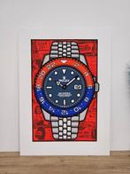 Louis Michel Krüger - Quadro Red Blue Gmt Pop Art