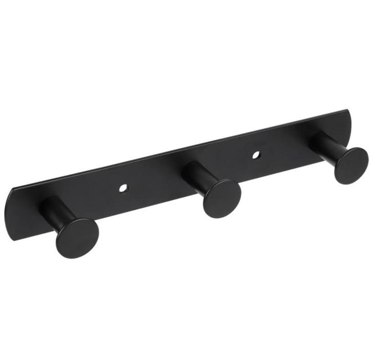 Differnz kapstok 3 haken rvs mat zwart, Huis en Inrichting, Woonaccessoires | Kapstokken, Nieuw, Overige materialen