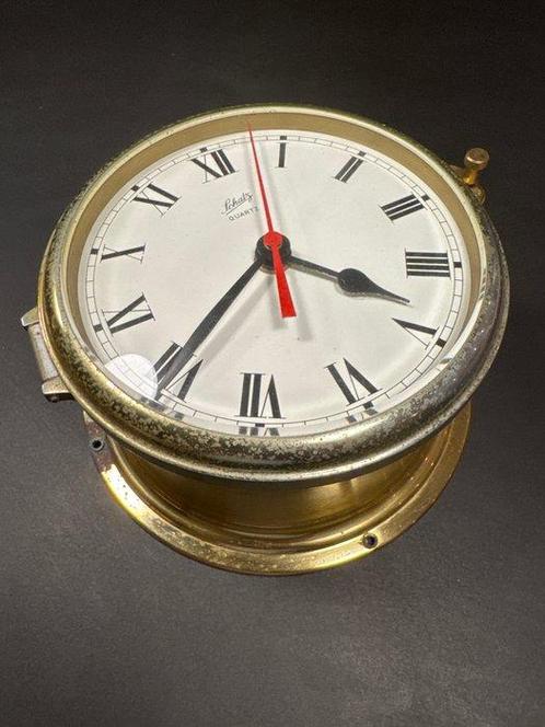 Scheepsklok - Schatz - Messing - Maritieme klok, Antiek en Kunst, Curiosa en Brocante