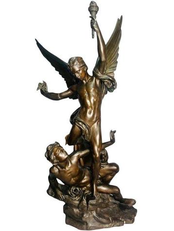 Charles Vital-Cornu (1851/53-1927) - sculptuur, La Victoire