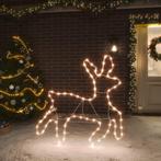 vidaXL Figure de renne de Noël avec 72 LED Blanc chaud, Neuf, Verzenden