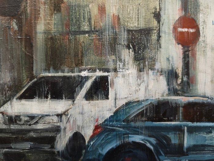 Popovici Constantin - The deer in the search of the water, Antiek en Kunst, Kunst | Schilderijen | Modern