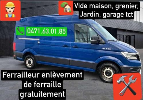 Ferrailleur enlèvement ferraille gratuit 0471-63-01-85, Doe-het-zelf en Bouw, Metalen, Nieuw