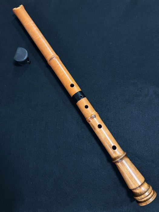 Handmade - Wooden Shakuhachi, Kinko Style (), Vermilion, Musique & Instruments, Instruments à vent | Flûtes à bec