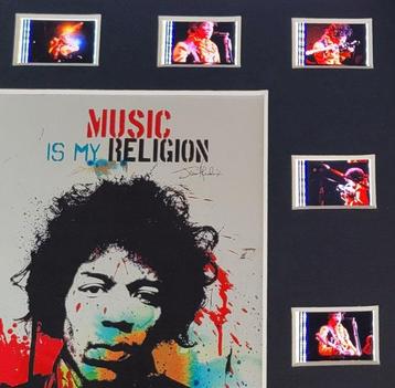 Jimi Hendrix - Concert - Framed Film Cell Display with COA beschikbaar voor biedingen