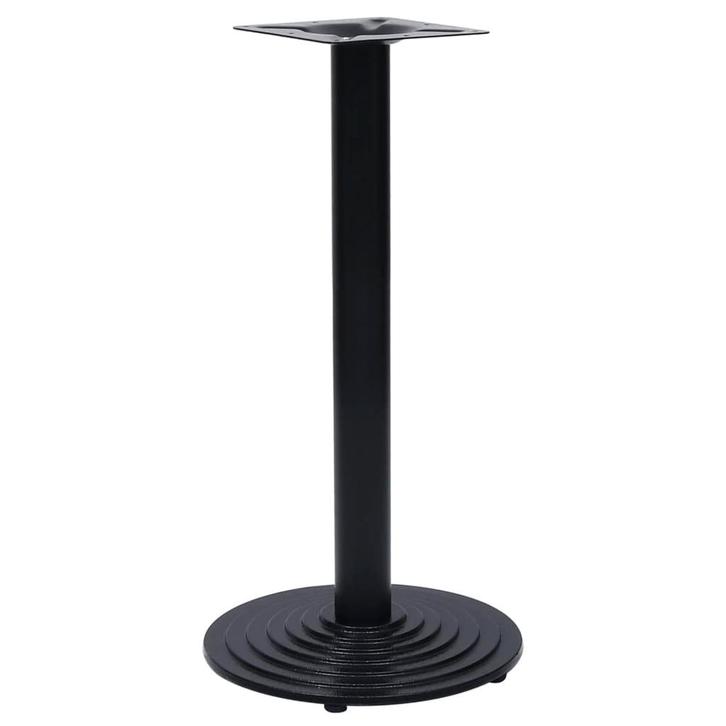 vidaXL Bistrotafelpoot Ø43x72 cm gietijzer zwart, Huis en Inrichting, Tafelonderdelen, Nieuw, Verzenden