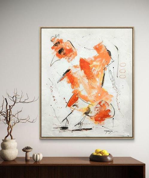 CARDUSU - GALLO PUNKI, Antiek en Kunst, Kunst | Schilderijen | Modern