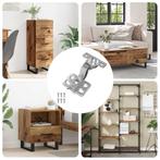 vidaXL Scharnier 254 pcs Nikkel 85 x 52,5 x 9,5 mm IJzer, Doe-het-zelf en Bouw, Verzenden, Nieuw