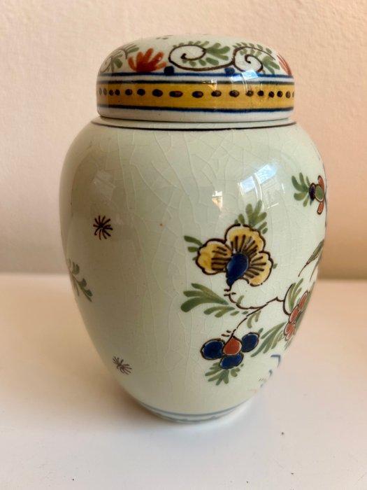 De Porceleyne Fles, Delft - Boîte/pot à thé - Faïence -, Antiek en Kunst, Antiek | Glaswerk en Kristal