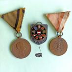 Oostenrijk - Medaille - 2 WW1 Medals and Gift - 1918, Verzamelen