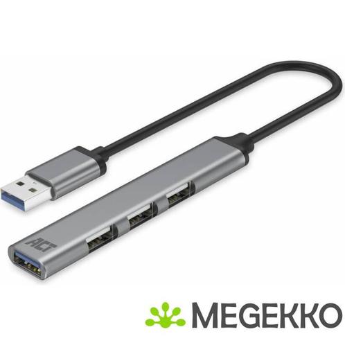 ACT USB-A hub. 3x USB-A 2.0 en 1x USB-A 3.0, Computers en Software, USB Sticks, Nieuw, Verzenden