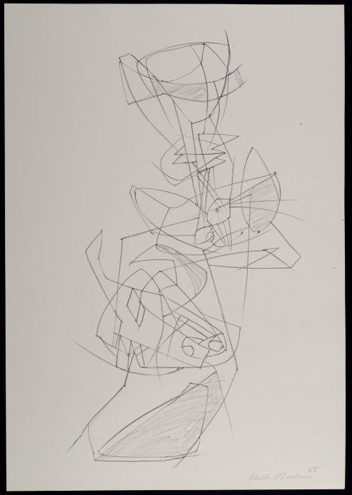 Walter Bodmer (1903-1973) - Composition - Hand-signed, Antiek en Kunst, Antiek | Overige Antiek