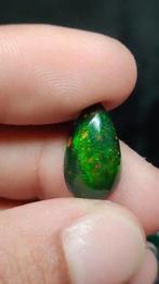 Opaal Zwart AAA+++ van vuur Multicolor - 5,5Ct - Lightning