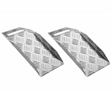 SecuCare Drempelhulp portable 0-100 mm aluminium 2 stuks, Nieuw, Overige materialen, Klink of Kruk