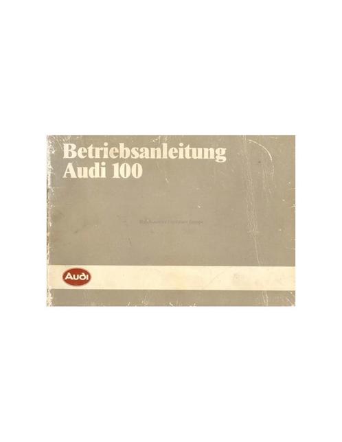 1984 AUDI 100 INSTRUCTIEBOEKJE DUITS, Auto diversen, Handleidingen en Instructieboekjes
