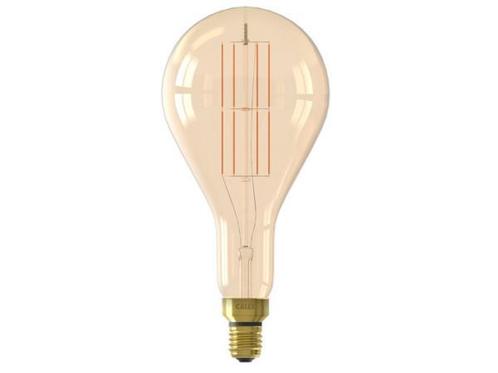 Veiling - Calex Splash XXL Goud - E27 LED Lamp - Filament Li, Huis en Inrichting, Lampen | Losse lampen, Gebruikt