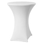 Statafelhoes | Wit | Polyester/Elastaan | Ø700x1150(h)mm, Zakelijke goederen, Verzenden, Nieuw in verpakking