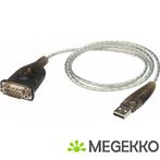 USB 2.0 Kabel A Male - SUB-D 9-Pins Male Rond 100 cm Zilver, Informatique & Logiciels, Verzenden