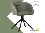 Leren draaibare eetkamerstoel Charm Duo, Huis en Inrichting, Barkrukken, 60 tot 90 cm, Nieuw, Leer, Ophalen of Verzenden