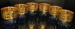 ISMIE LUX - Drinkservies (6) - Superieure blauwe juwelen