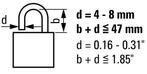 Eaton R9 Cadenas A Cylindre Grip Lock Poignée Noir Bleu -, Bricolage & Construction, Verzenden