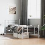 Wit Bedframe 90x200 | Retour Deal | Opruiming!, Huis en Inrichting, 90 cm, Verzenden, Wit, Nieuw