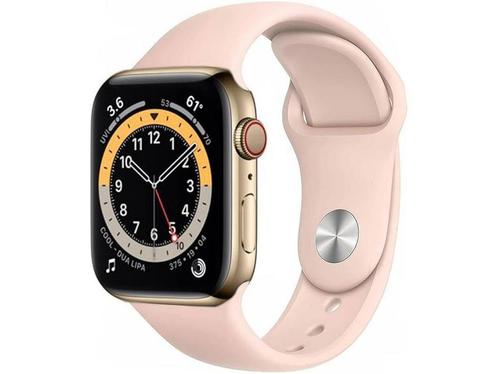 Apple Watch Series 6 44mm Cellular Stainless Steel, Huis en Inrichting, Woonaccessoires | Overige, Zo goed als nieuw, Verzenden