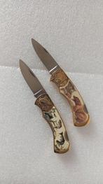 Franklin Mint - Zakmes (2) Vintage - Diermotieven, Antiek en Kunst