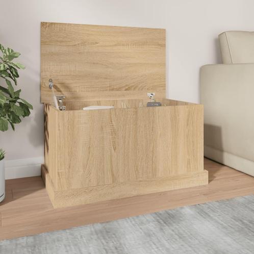 vidaXL Boîte de rangement chêne sonoma 70x40x38 cm bois, Maison & Meubles, Armoires | Autre, Neuf, Envoi