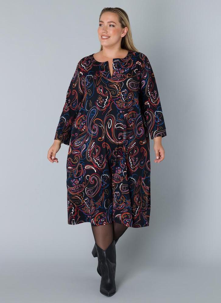 COLLETTA jurk travel print0(46)Maat 46/48 (XL) of groter, Kleding | Dames, Jurken, Overige kleuren, Nieuw, Maat 46/48 (XL) of groter