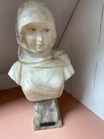 Buste, R. Parent - Buste Art Nouveau - 50 cm - Albast