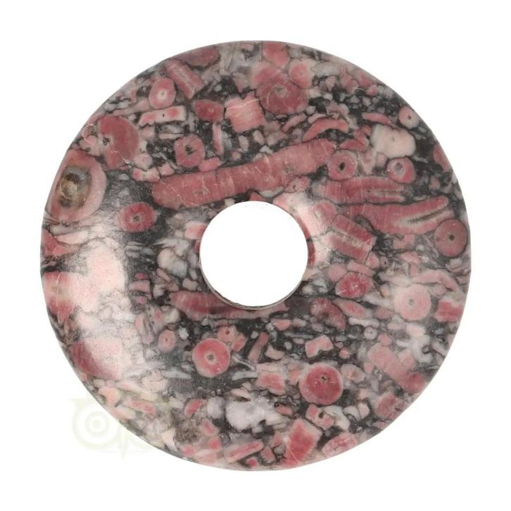 Crinoïde ( Zeelelie ) Donut hanger Nr 17 - Ø 4 cm, Handtassen en Accessoires, Kettinghangers, Nieuw, Verzenden