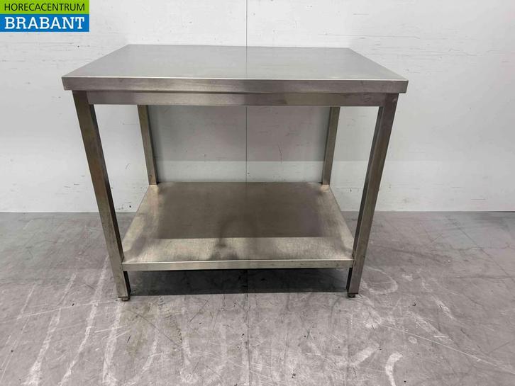 Table de travail en acier inoxydable 100 x 70 x 89 cm Horeca, Zakelijke goederen, Horeca | Overige, Verzenden